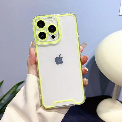 Funda para iPhone 16, 15, 14, 13, 12, 11 Pro Max, 14, 15, 16 Plus, carcasa luminosa fluorescente de neón