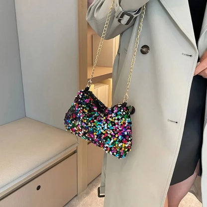 Bolso de mano elegante, bolso de mano de noche para mujer