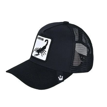 Gorra de béisbol bordada unisex, gorra de tiburón, gorra de animal, gorra de león, gorra de tigre, gorra de gallo, gorras de granja, gorras casuales, gorra de protección solar