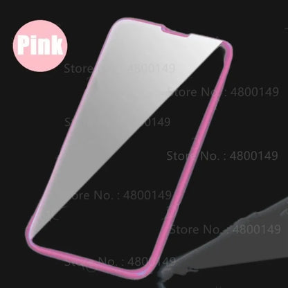 3 uds luz nocturna Protector de pantalla luminoso teléfonos usados para IPhone 12 11 13 14 15 16 Pro Max Plus Mini funda película de vidrio templado