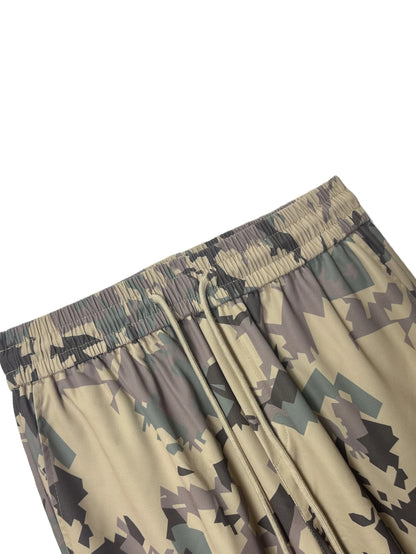 Pantalones cargo de pierna recta con estampado de camuflaje para hombre, ropa de calle de moda, pantalones tácticos para exteriores, pantalones de trabajo largos de moda para hombre