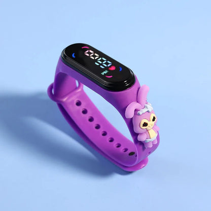 Relojes de moda para niños y niñas, pulsera electrónica deportiva con pantalla LED táctil, reloj de Spiderman para niños y mujeres, reloj resistente al agua
