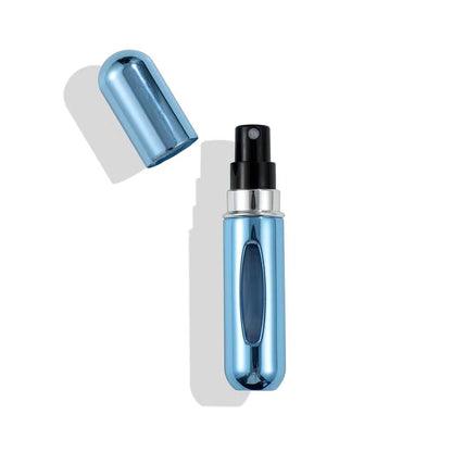 Botella de perfume recargable de 5 ml, portátil, mini, bomba de aroma, envases cosméticos vacíos, atomizador para viaje