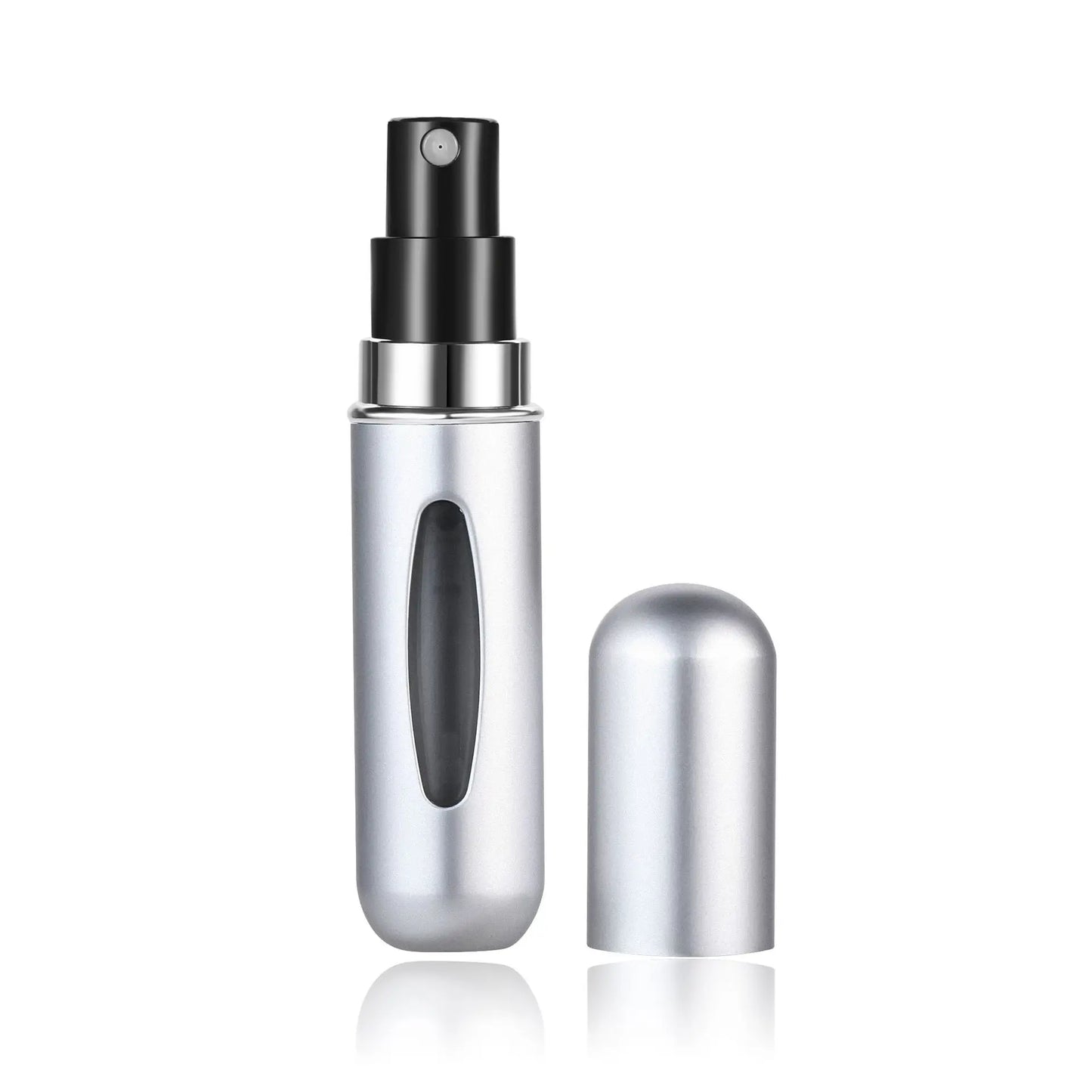 Botella de perfume recargable de 5 ml, portátil, mini, bomba de aroma, envases cosméticos vacíos, atomizador para viaje