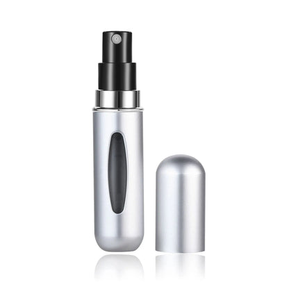 Botella de perfume recargable de 5 ml, portátil, mini, bomba de aroma, envases cosméticos vacíos, atomizador para viaje