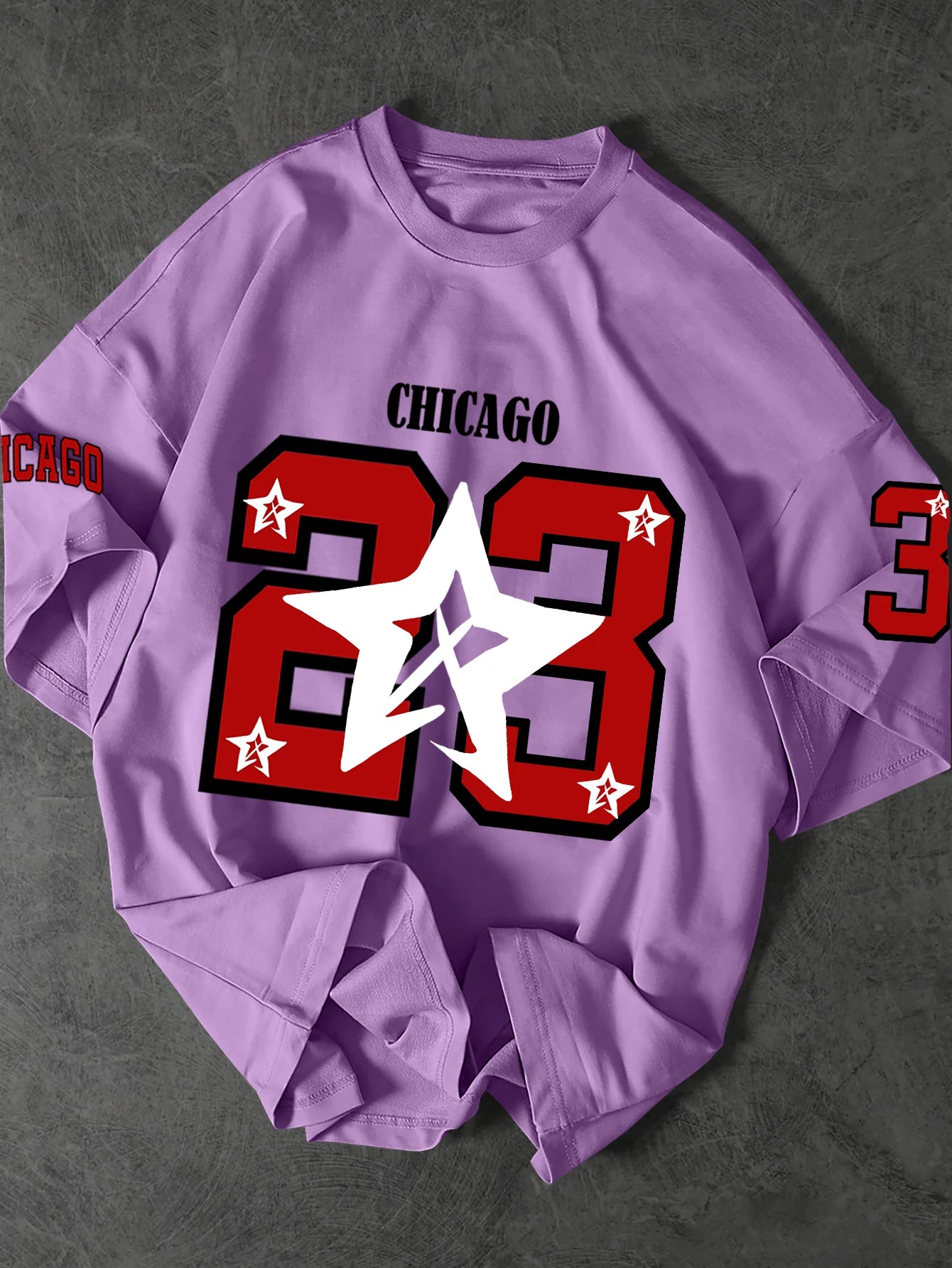 Camiseta deportiva de moda  vintage con gráfico