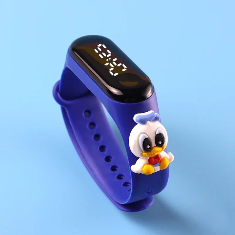 Relojes de moda para niños y niñas, pulsera electrónica deportiva con pantalla LED táctil, reloj de Spiderman para niños y mujeres, reloj resistente al agua