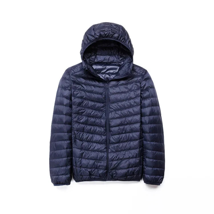 abrigo ligero con capucha acolchado de algodón para hombres chaqueta de algodón