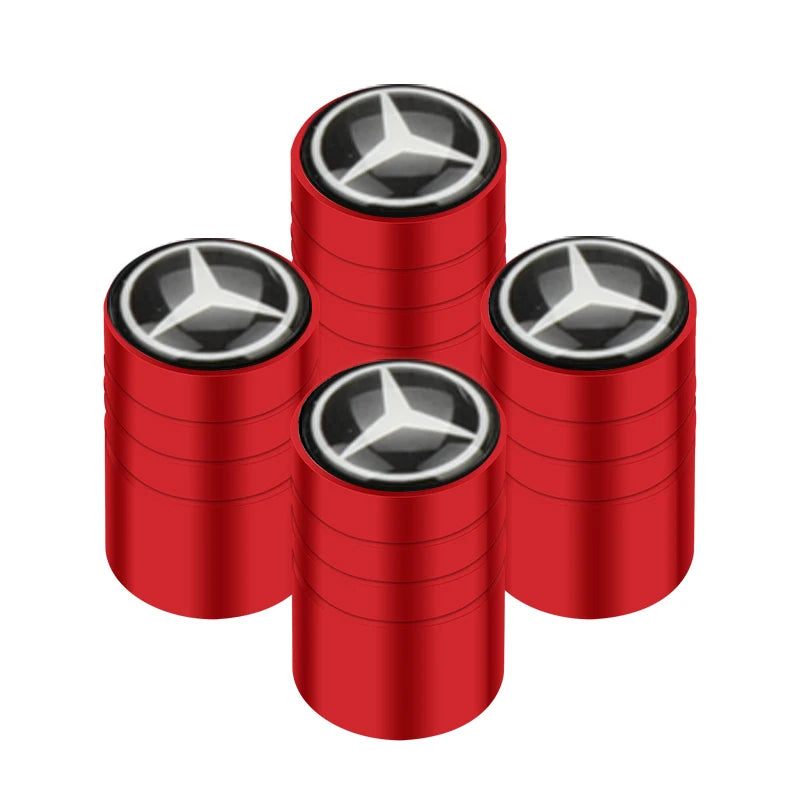 4 fundas para emblema de coche para Mercedes Benz Clase A, C200L, GLC, GLK, CLA y GLA.