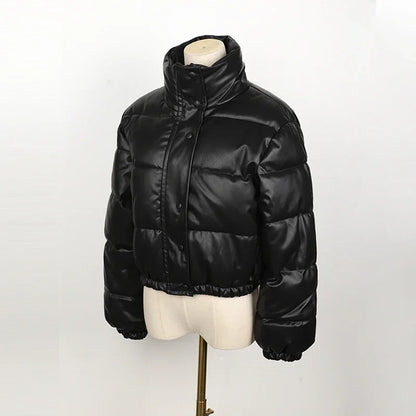 Veste en fausse fourrure noire épaisse et chaude à la mode, vestes élégantes en fausse fourrure à fermeture éclair pour femmes