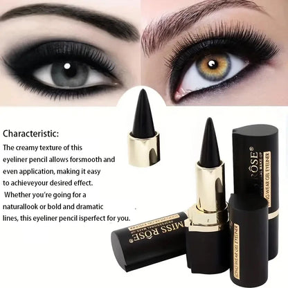 3 unidades, lápiz de ojos resistente al sudor, fácil de colorear, accesorios de maquillaje diario para mujeres y niñas.