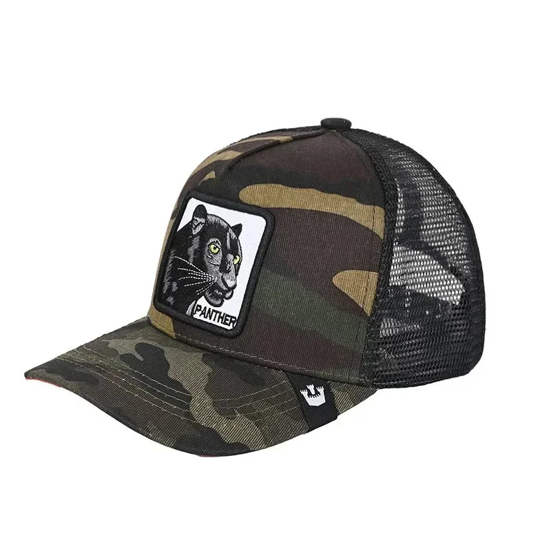 Gorra de béisbol bordada unisex, gorra de tiburón, gorra de animal, gorra de león, gorra de tigre, gorra de gallo, gorras de granja, gorras casuales, gorra de protección solar