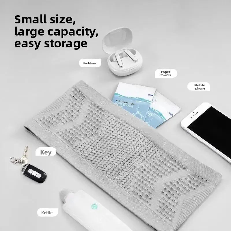 Riñonera para correr Unisex, bolsa para teléfono móvil de alta elasticidad, cinturón de maratón para Fitness al aire libre, Material de nailon para hombres y mujeres