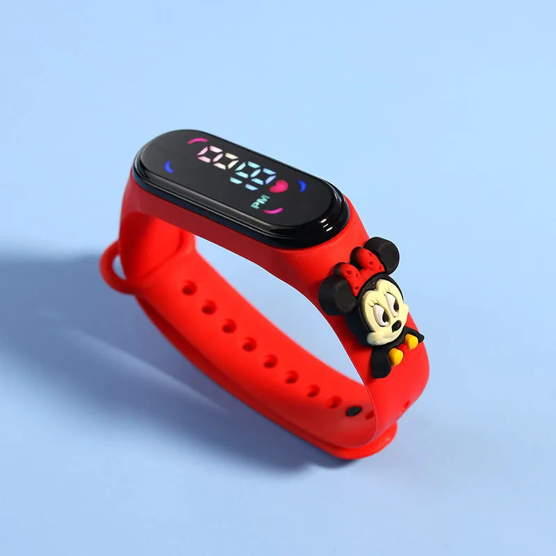 Relojes de moda para niños y niñas, pulsera electrónica deportiva con pantalla LED táctil, reloj de Spiderman para niños y mujeres, reloj resistente al agua