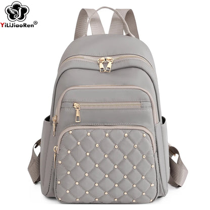 Fashion women backpack high quality nylon backpacks large travel backpack for women big school bags for teenage girls shoulder bag