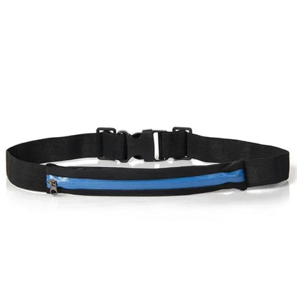 Riñonera ajustable para correr, doble bolsillo, impermeable, cinturón para teléfono, bolsa pequeña de nailon para viajar, ciclismo, senderismo, deporte, gimnasio