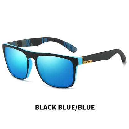 Gafas de sol polarizadas cuadradas vintage de moda para hombre y mujer, para conducir y pescar, de marca de lujo, de diseñador, con protección UV400.