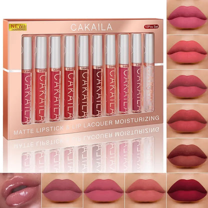 10/6 pcs lipstick set for women makeup waterproof long lasting cosmetics korean makeup matte lipstick free shipping