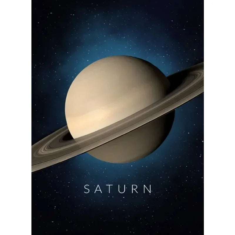 Cuadros de sol y Venus, carteles nórdicos para vivir, Saturno, Marte, tierra, Plutón, planeta, arte de pared, lienzo e impresiones, decoración de pared para habitación