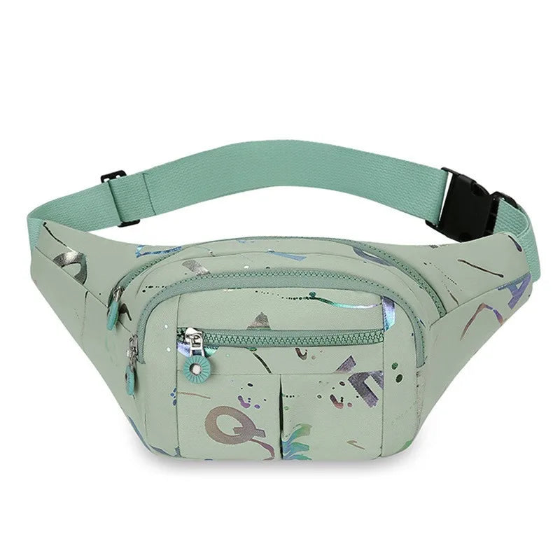 Riñonera de tela impermeable para mujer, bolso cruzado de diseñador, a la moda, tipo banana