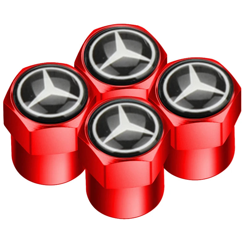 4 fundas para emblema de coche para Mercedes Benz Clase A, C200L, GLC, GLK, CLA y GLA.
