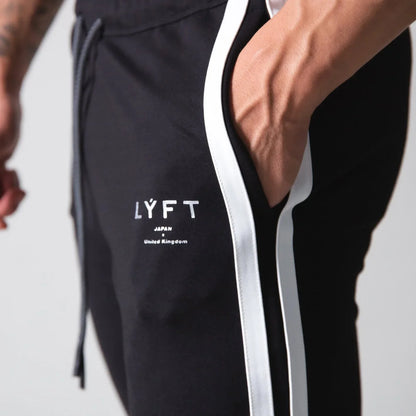 Pantalones de chándal con ajuste muscular para hombre