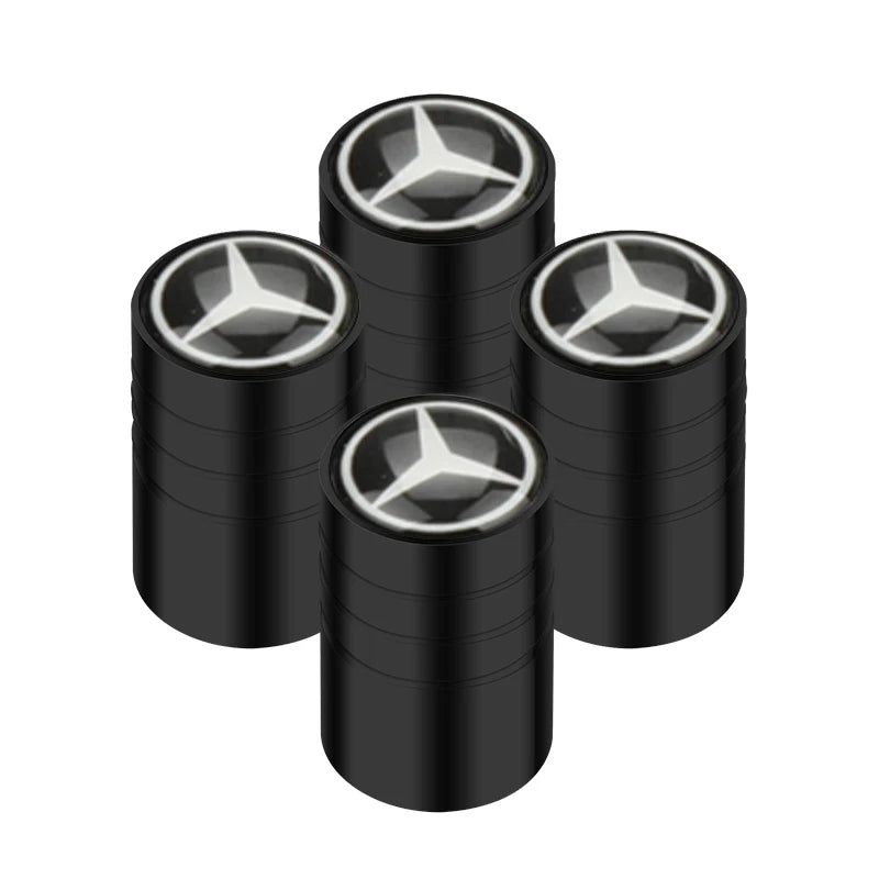 4 fundas para emblema de coche para Mercedes Benz Clase A, C200L, GLC, GLK, CLA y GLA.
