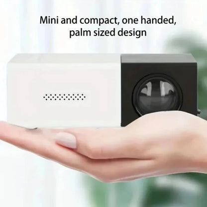 Mini proyector de películas portátil YG300 adecuado para acampar al aire libre/proyectores de cine en casa con 30000 horas de larga duración