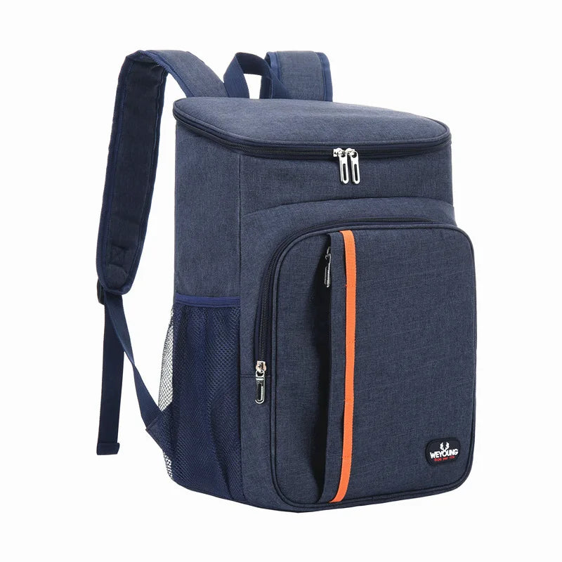Bolsa térmica portátil para almuerzo de 18 l, duradera, impermeable, con aislamiento de hielo, ideal para acampar, mochilas nevera.