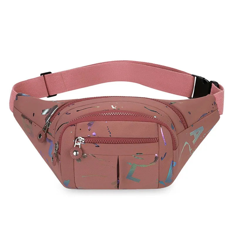 Riñonera de tela impermeable para mujer, bolso cruzado de diseñador, a la moda, tipo banana