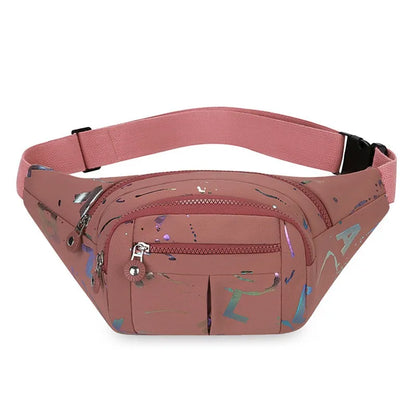 Riñonera de tela impermeable para mujer, bolso cruzado de diseñador, a la moda, tipo banana
