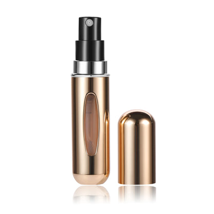 Botella de perfume recargable de 5 ml, portátil, mini, bomba de aroma, envases cosméticos vacíos, atomizador para viaje