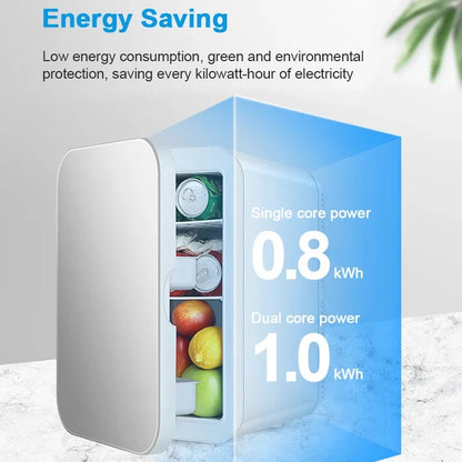 6L Car Refrigerator DC 12V 220V AC Electric Portable Beauty Cooler Warmer Mini Car Fridge Ice Box for Home Camping Travel 