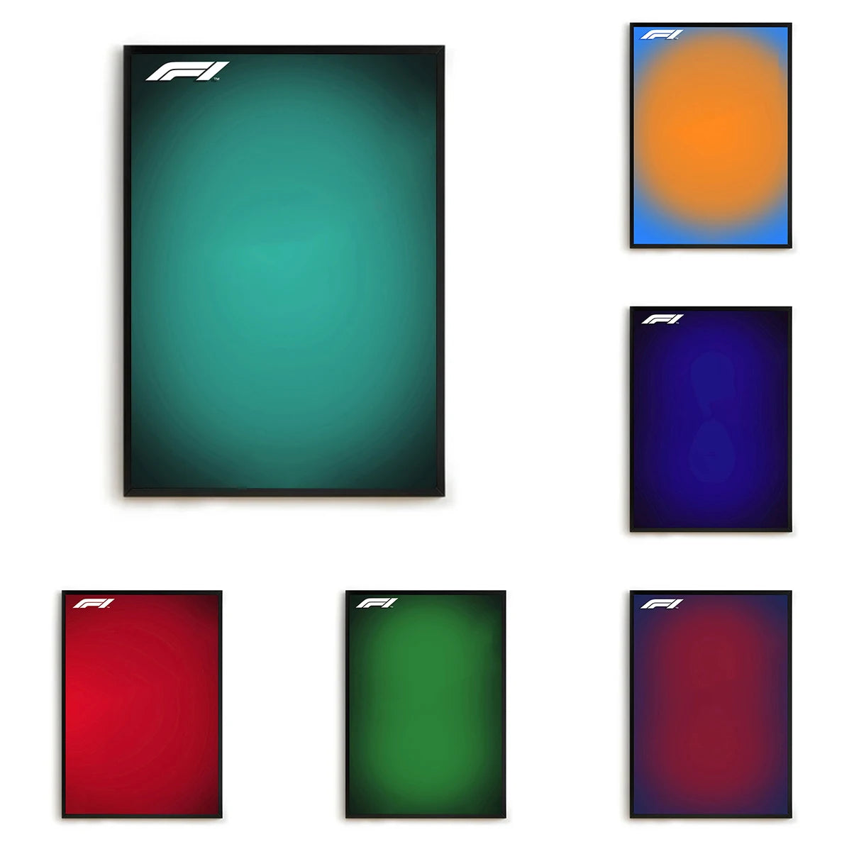 cuadros elegantes, póster de gradación estética ,mágenes artísticas de pared, decoración del hogar