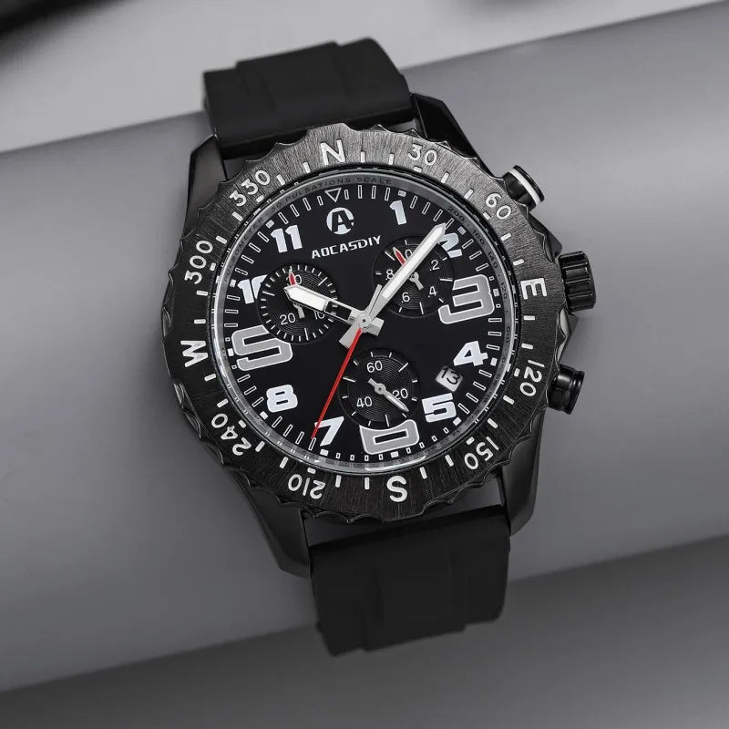 Men's watch, quartz wristwatches, casual watch, men's luxury watch, waterproof luminous chronograph watches, men's watch 