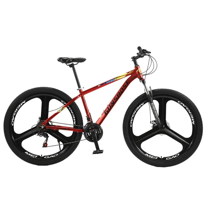 Bicicleta de montaña FJ de aleación de aluminio con amortiguación de velocidad variable, 29 pulgadas, para adultos, con ruedas integradas, 2025
