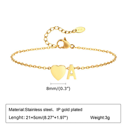Pulsera de tobillo con perlas de acero inoxidable para mujer, cadena ajustable para el pie chapada en oro de 18 quilates, pulseras apilables para la pierna.