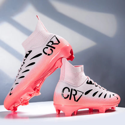 Botas de futbol, zapatillas de futbol Calzado deportivo de tobillo alto, botas de fútbol, zapatos de fútbol profesionales