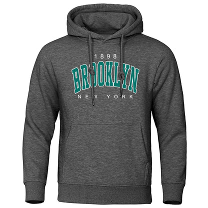 Sudadera con capucha estampada para hombre, ropa creativa con cuello redondo, sudadera de gran tamaño a la moda, Sudadera con capucha de cuello redondo a la moda para hombre