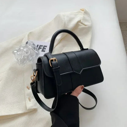Bolso de cuero de Pu para mujer, bolso cruzado a la moda