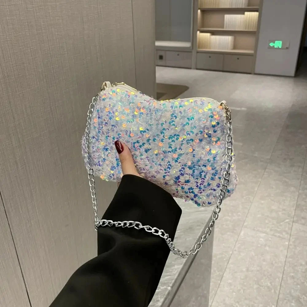 Bolso de mano elegante, bolso de mano de noche para mujer