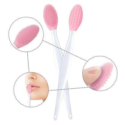 1 brosse de soin de la peau en silicone, brosse de nettoyage du visage, brosse exfoliante pour le nez, outils pour éliminer les points noirs 