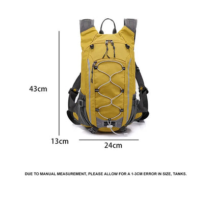 Mochila ligera y portátil para exteriores, para senderismo, ciclismo, 20L, impermeable, para hombre y mujer, para acampar y uso todoterreno.