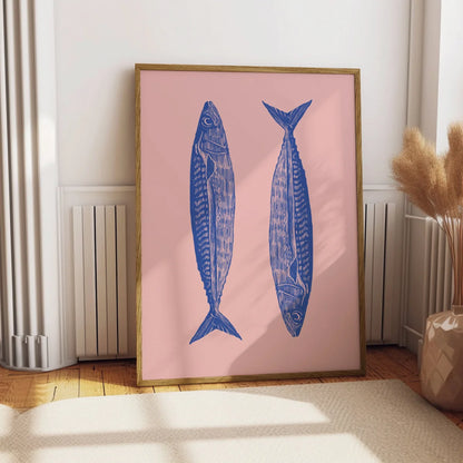 Impresiones en lienzo de pez, póster minimalista moderno, impresiones de arte estético, dormitorio, cocina, decoración del hogar, póster artístico, regalos