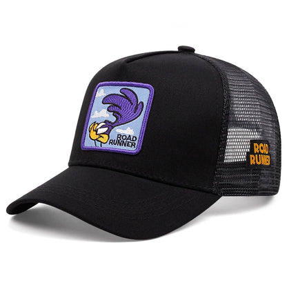 Gorra de béisbol de dibujos animados de moda