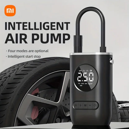 Inflador de neumáticos inalámbrico portátil, bomba de compresor de aire, Mini bomba de neumáticos eléctrica autopropulsada de mano