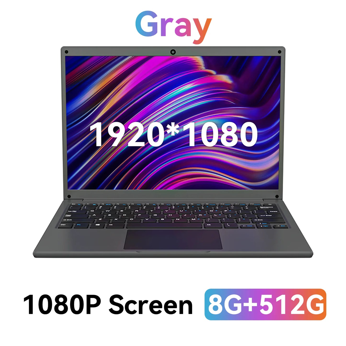 Adreamer Laptop portátiles de 13,3 pulgadas a bajo precio con CPU Intel 2,5 K FHD IPS 8GB 1T SSD 2,5 K FHD pantalla portátil