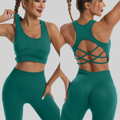 Conjuntos de yoga, ropa deportiva, entrenamiento, sujetador deportivo, ropa de gimnasio