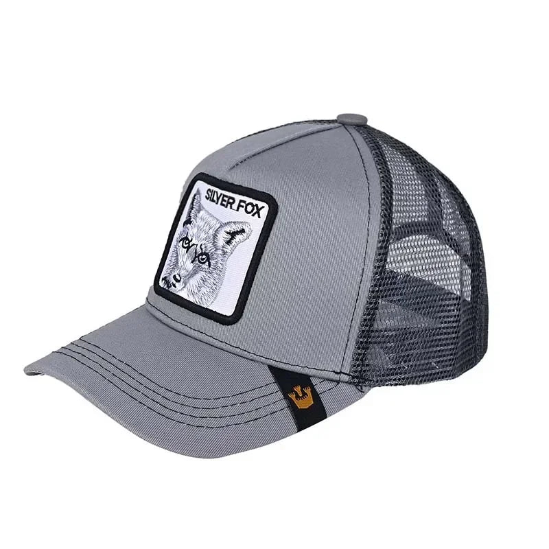 Gorra de béisbol bordada unisex, gorra de tiburón, gorra de animal, gorra de león, gorra de tigre, gorra de gallo, gorras de granja, gorras casuales, gorra de protección solar