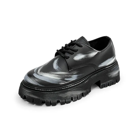 Botas para hombre, suela gruesa, zapatos informales para hombres